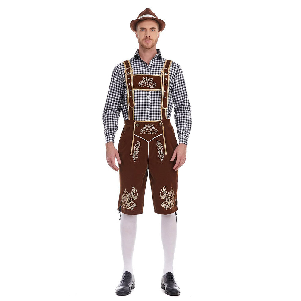 Herren Deutsch Bayerisch München Bierfest Oktoberfest Cosplay Kostüm Outfits Halloween Karneval Anzug