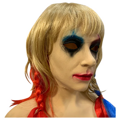 Film 2024 Joker: Folie à Deux Harley Quinn Latex MASKE