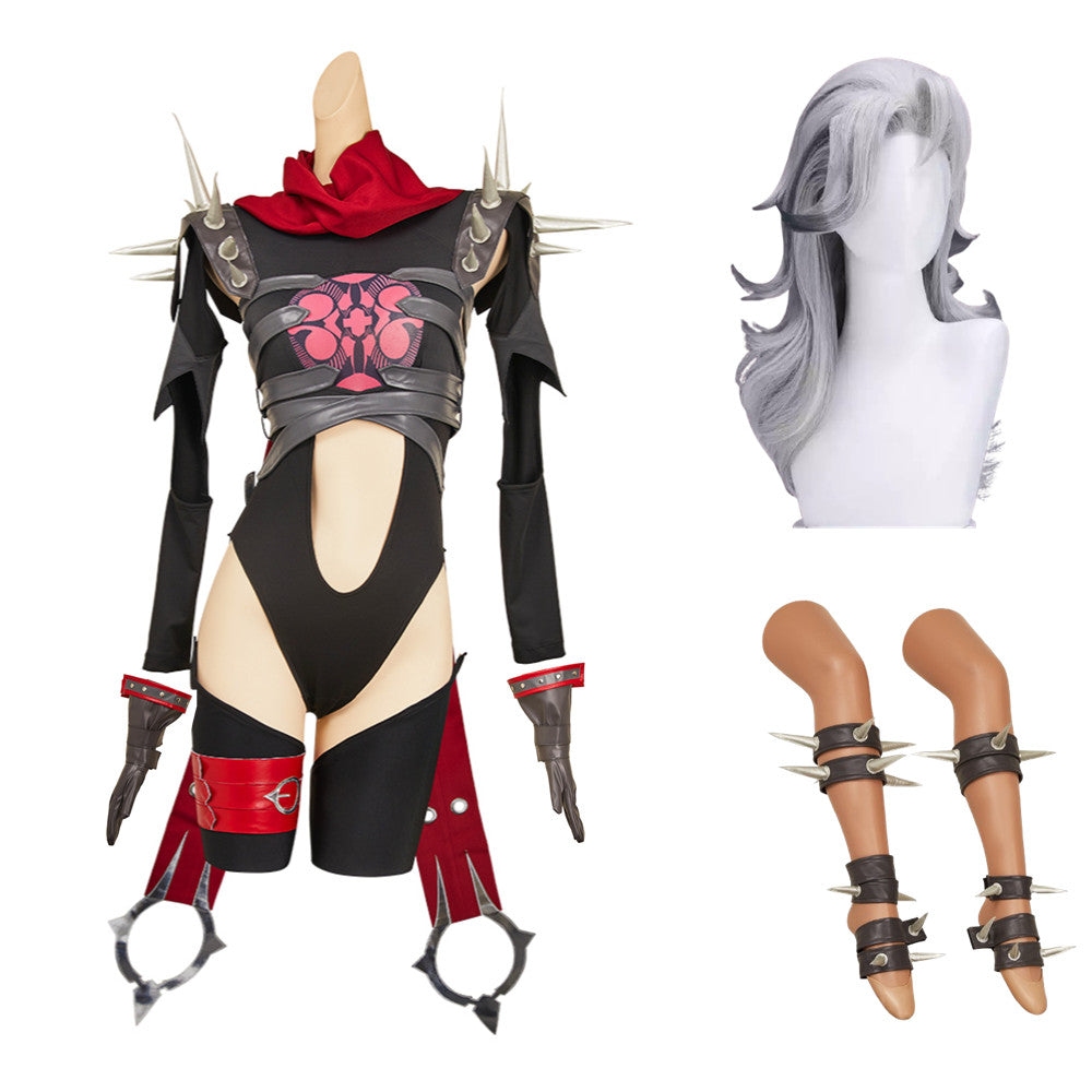 Invisible Woman Susan Storm Malice rot Kostüm Cosplay Outfits