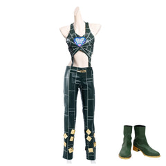 Jolyne Cujoh Kostüm JoJo's Bizarre Adventure Cosplay Halloween Karneval Outfits