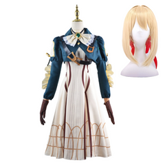 Violet Evergarden Vaioretto Evagaden Violet Kleid Cosplay Kostüm