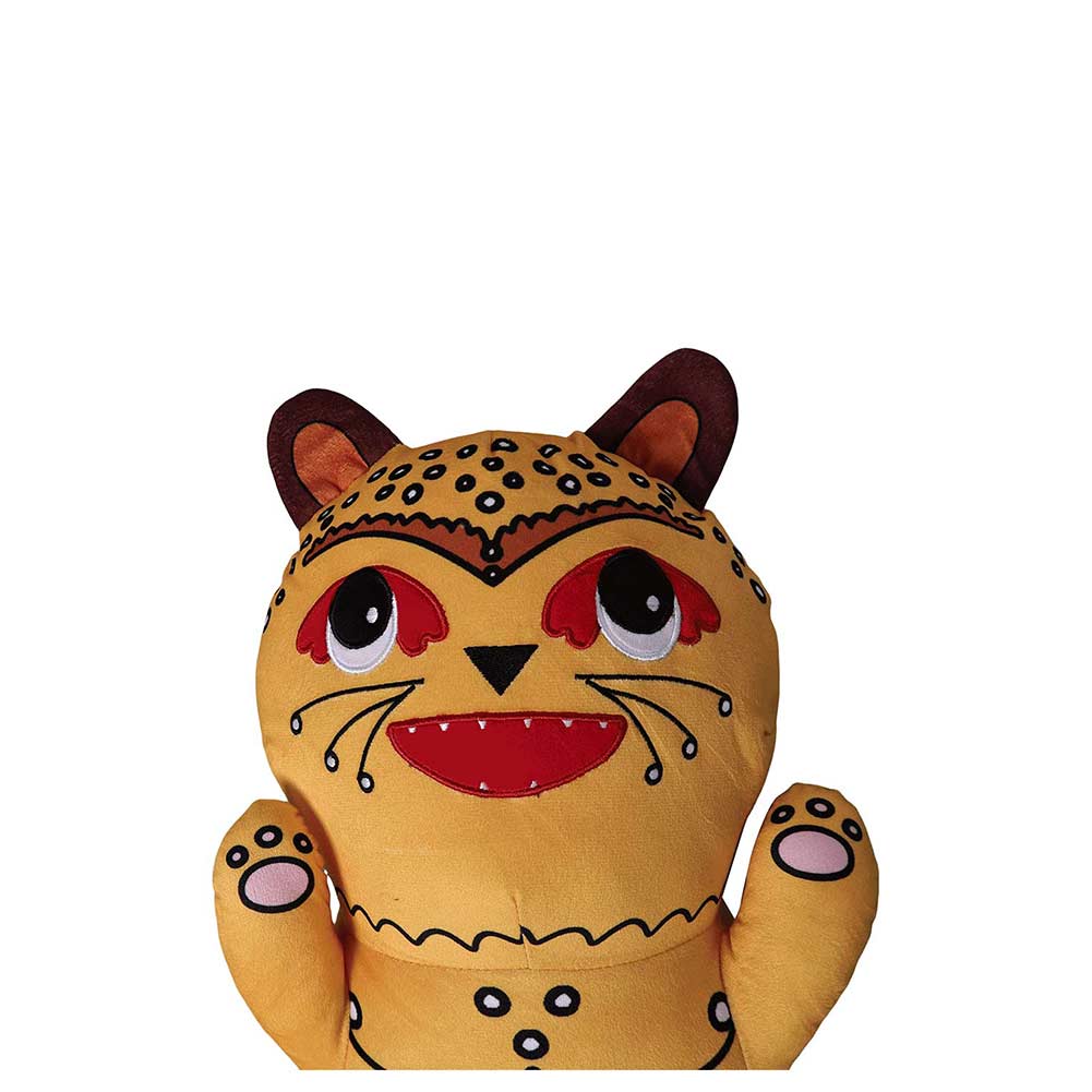 70cm gefleckter Leopard Katze Form Kuscheltier Plüschpuppe Geburtstag Weihnachtsgeschenk