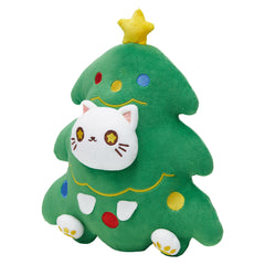 30cm Weihnachten Plüschtier Katze Weihnachtsbaum Puppe als Geschenk