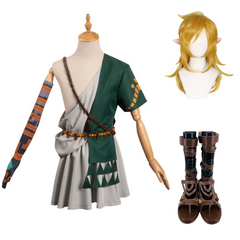 The Legend of Zelda: Tears of the Kingdom Link grün Kostüm Cosplay Kostüm Halloween Karneval Outfits