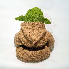 Foto Fotografie Prop Baby Junge Kostüm Nette Baby Yoda Handarbeit Bekleidung Häkelarbeit neugeboren Geschenk