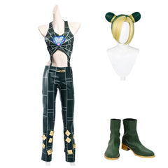 Jolyne Cujoh Kostüm JoJo's Bizarre Adventure Cosplay Halloween Karneval Outfits