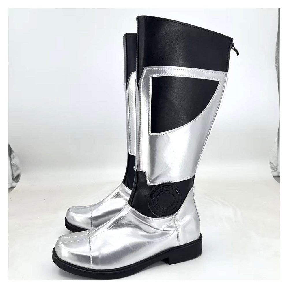 Sith Darth Maul Silber Stiefel Cosplay Schuhe