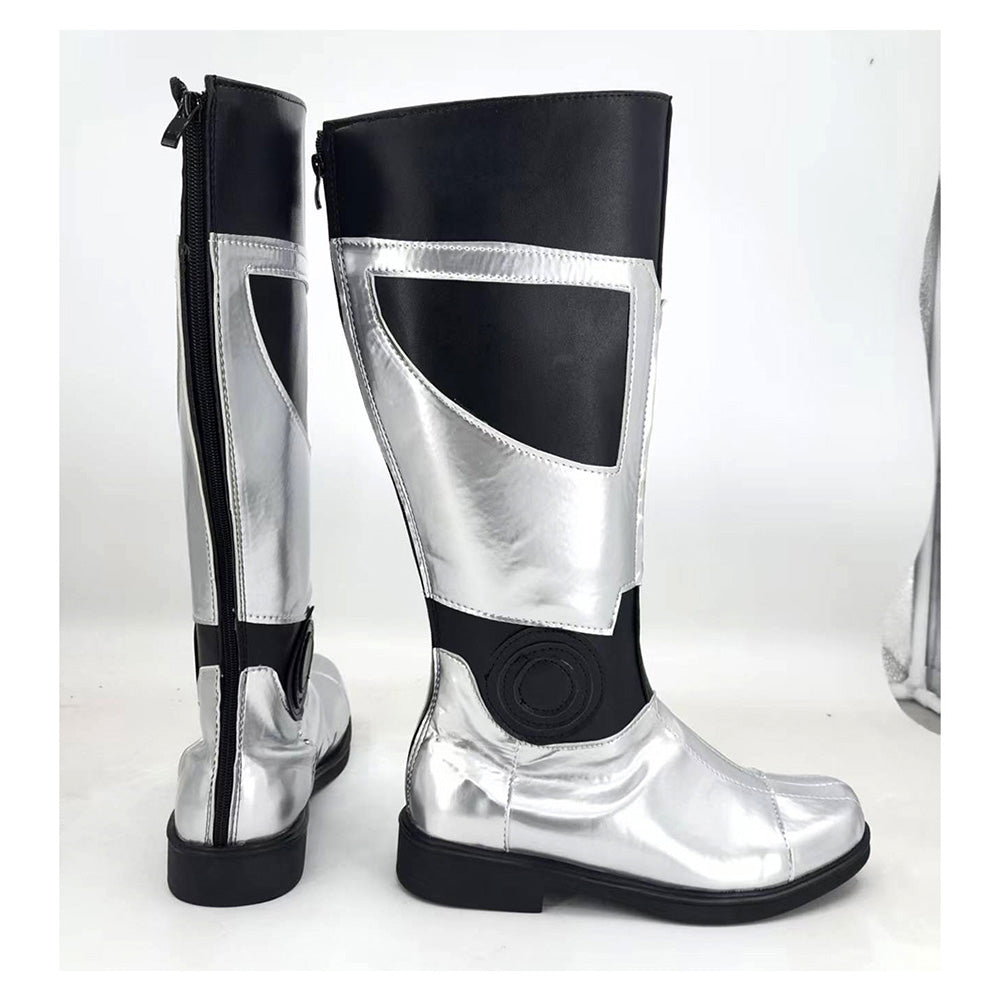 Sith Darth Maul Silber Stiefel Cosplay Schuhe