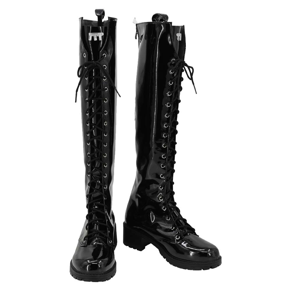 Nikke: Goddess Of Victory Torres Noir Robe Stiefel Cosplay Schuhe schwarz