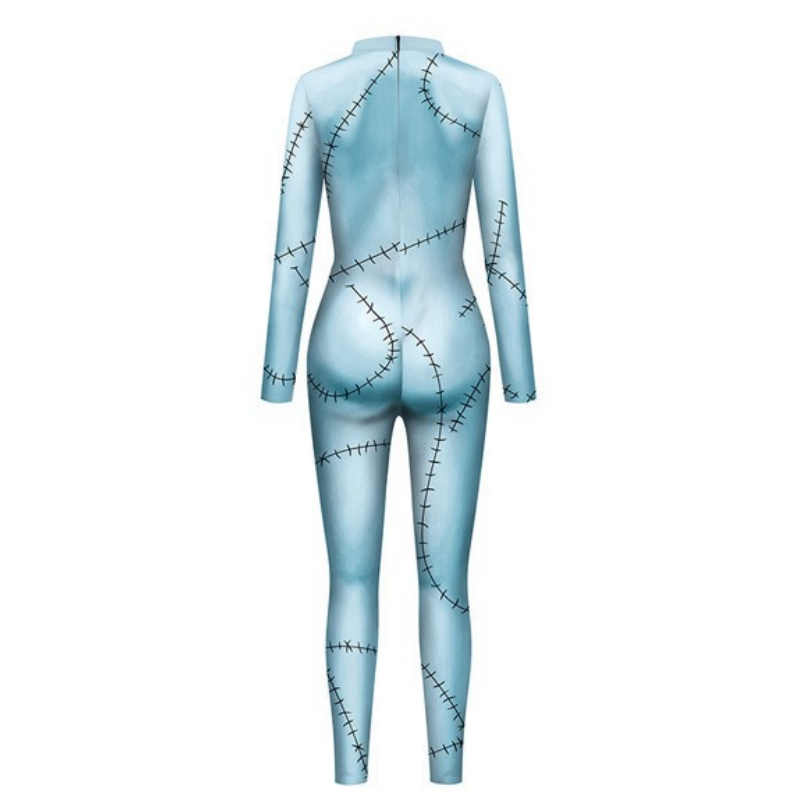 Sally Dienstmädchenkleid Cosplay Jumpsuit Halloween Karneval Outfit