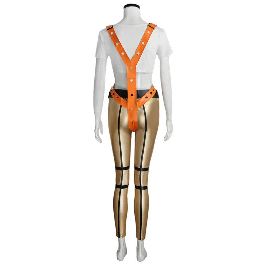 Das fünfte Element (The Fifth Element) Leeloo Uniform mit Schultergurt Cosplay Outfits
