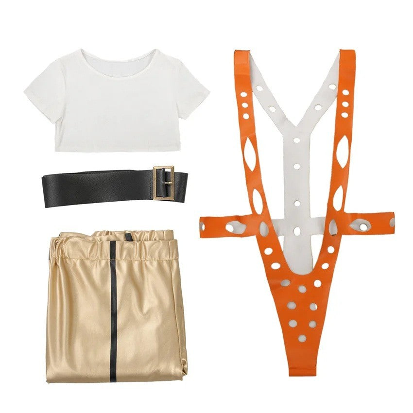 Das fünfte Element (The Fifth Element) Leeloo Uniform mit Schultergurt Cosplay Outfits
