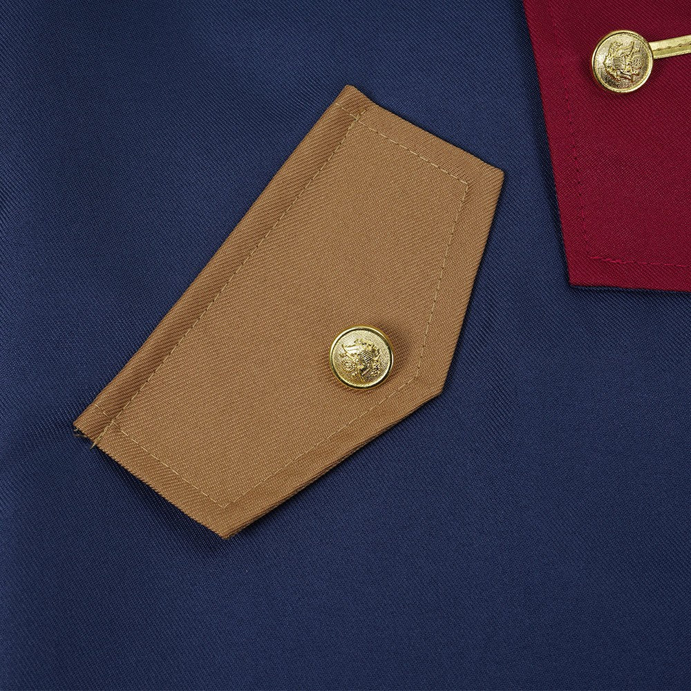 Männer Militär Offizier Kostüm Kolonial Uniform George Washington Outfits