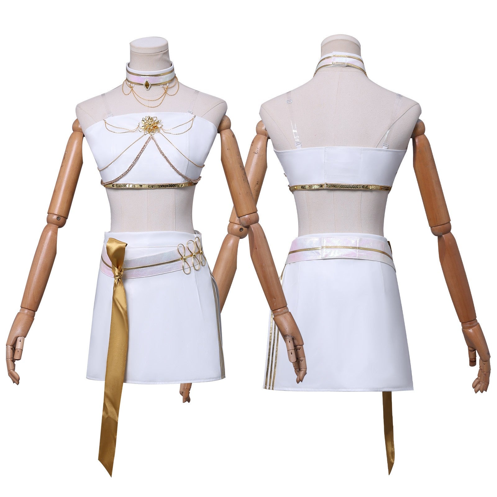 HUNTRIX Mira Soundtrack Kostüm KPop Demon Hunters Mira weiß Cosplay Outfits