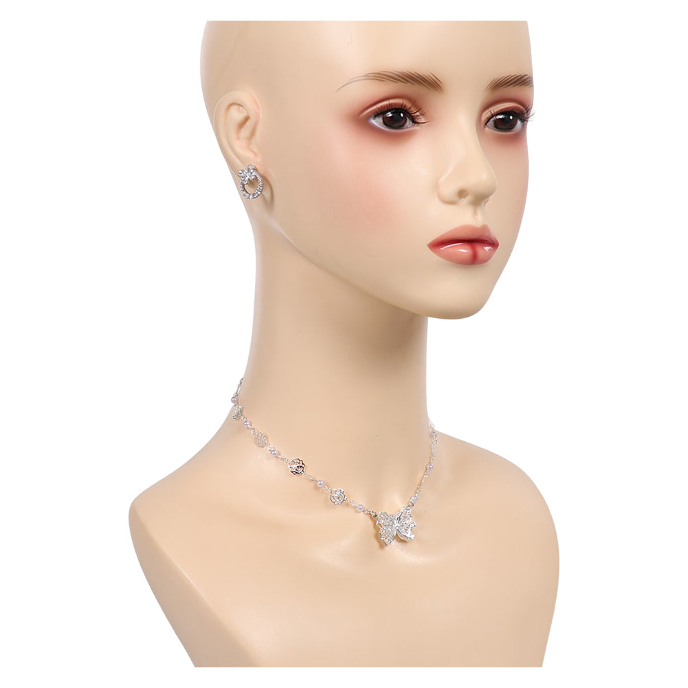 Wicked Glinda Cosplay Requisite Zauberstab Ohrenringe Krone