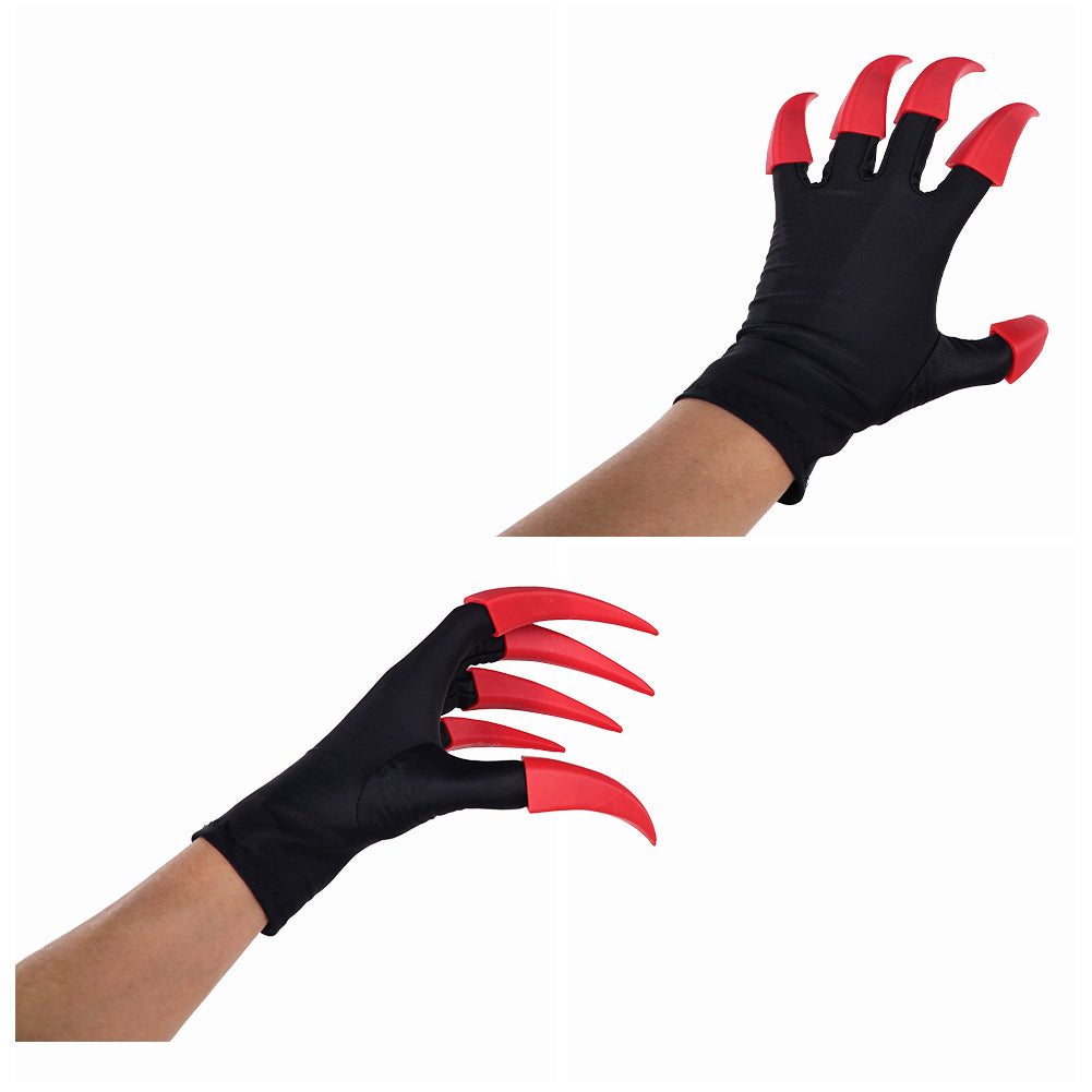 Hazbin Hotel 2025 Alastor Handschuhe Aufkleber The Radio Demon Cosplay Requisite