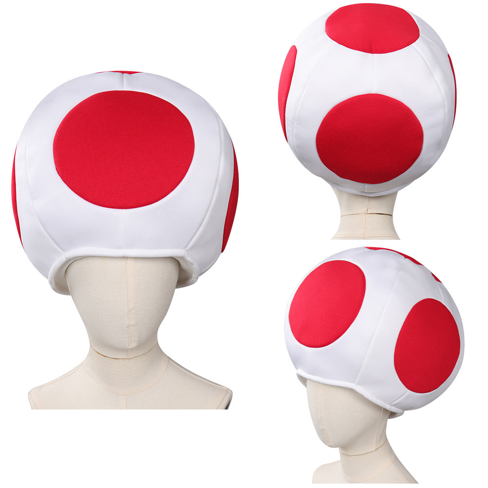 Erwachsene Der Super Mario Bros. Toad KINOPIO rot Hut Cosplay Zubehör