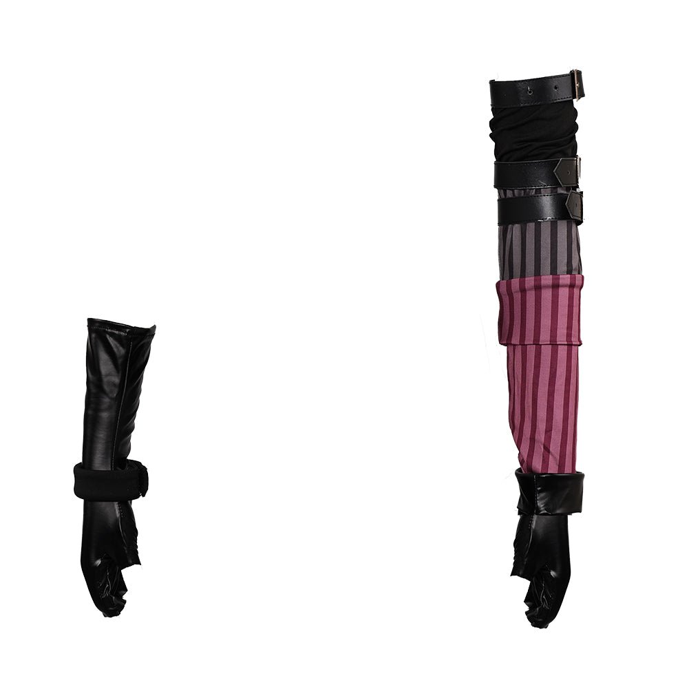 Arcane: League of Legends Jinx Handschuhe Gürtel Cosplay Requisite