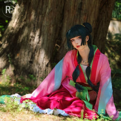 Kusuriya no Hitorigoto Maomao Rosa Hanfu Cosplay Kostüm Set