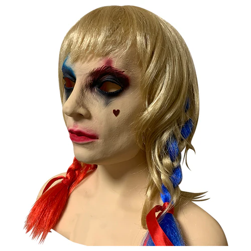 2024 Joker: Folie à Deux Harley Quinn Latex MASKE