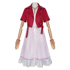 Aerith Gainsborough rot Kostüm Final Fantasy Aerith Cosplay Outfit