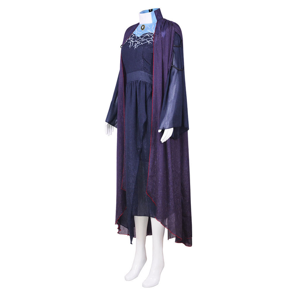 Agatha All Along Agatha Harkness lila Kostüm Set Cosplay Outfits