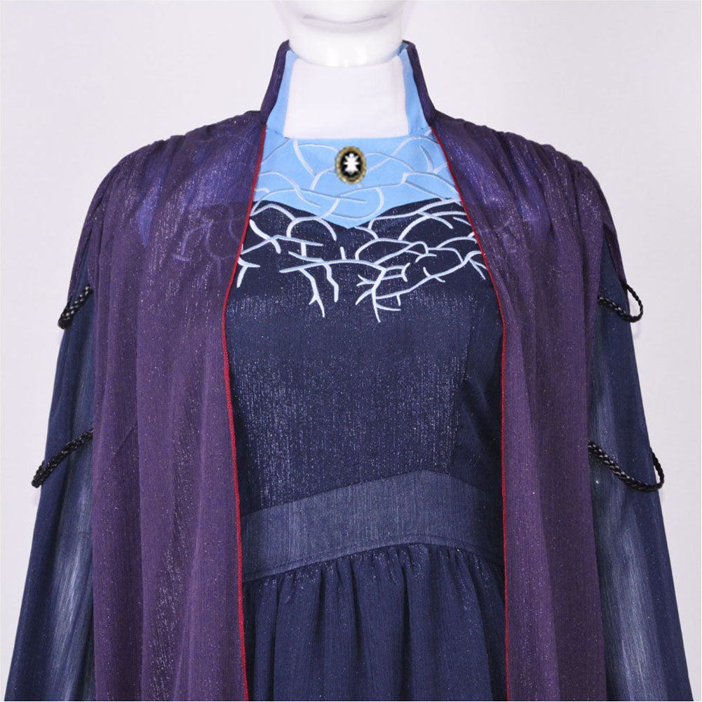 Agatha All Along Agatha Harkness lila Kostüm Set Cosplay Outfits