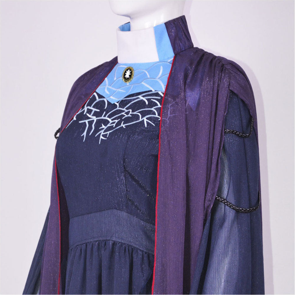 Agatha All Along Agatha Harkness lila Kostüm Set Cosplay Outfits