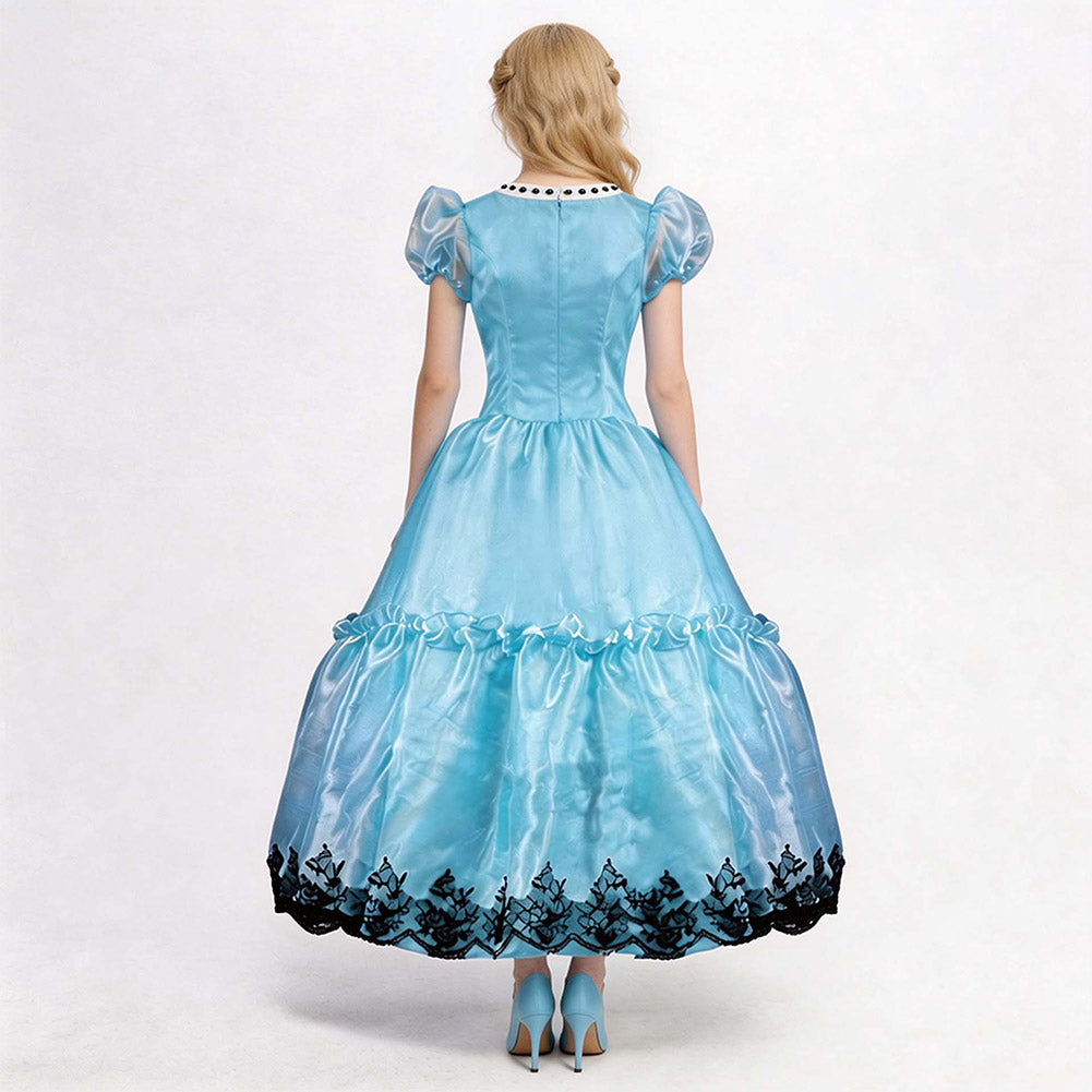 Alice in Wonderland Alice blau Kleid Cosplay Outfits