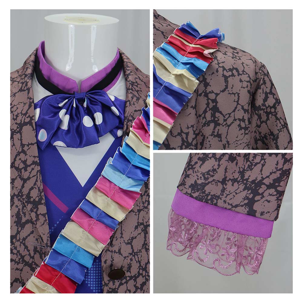 Alice in Wonderland Mad Hatter Kostüm Halloween Karneval Outfits
