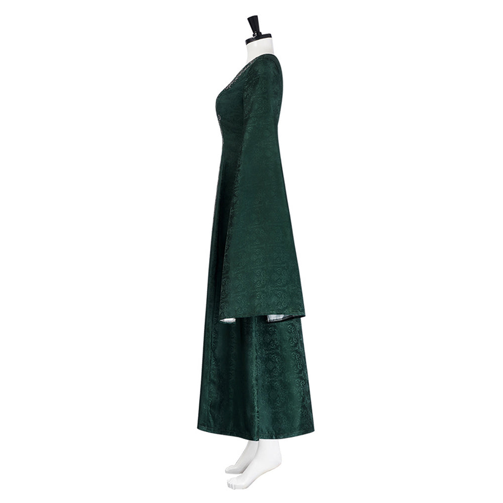 Alicent Hightower House Of The Dragon Alicent grün Outfit Cosplay Kostüm