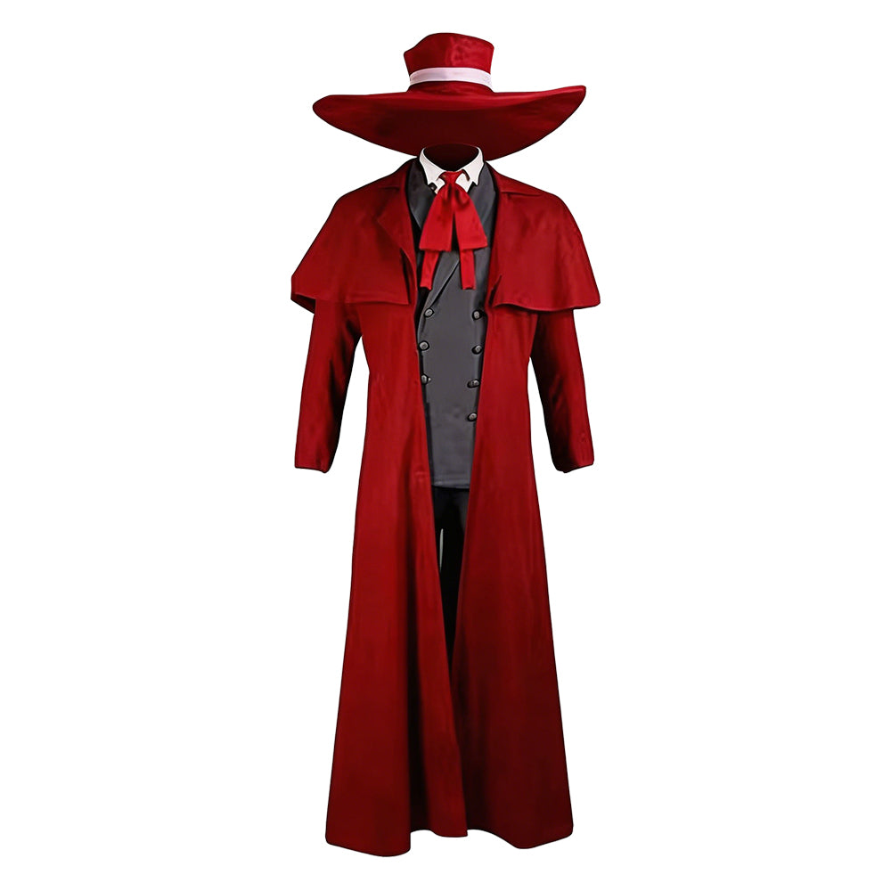 Alucard rot Kostüm Set Hellsing Graf Dracula Cosplay Outfit