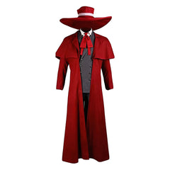 Alucard rot Kostüm Set Hellsing Graf Dracula Cosplay Outfit