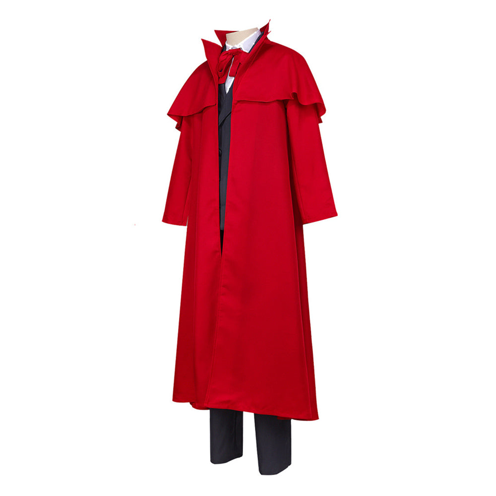 Alucard rot Kostüm Set Hellsing Graf Dracula Cosplay Outfit