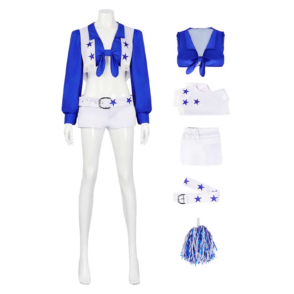 America's Sweethearts: Dallas Cowboys Cheerleaders Damen blau Outfit