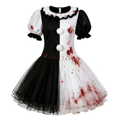 Art The Clown Terrifier Crossplay schwarz weiß Kleid