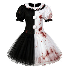 Art The Clown Terrifier Crossplay schwarz weiß Kleid