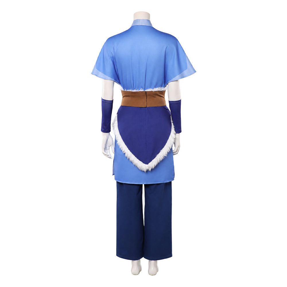 Avatar: The Last Airbender Katara Kostüm Set Cosplay Halloween Karneval Outfit