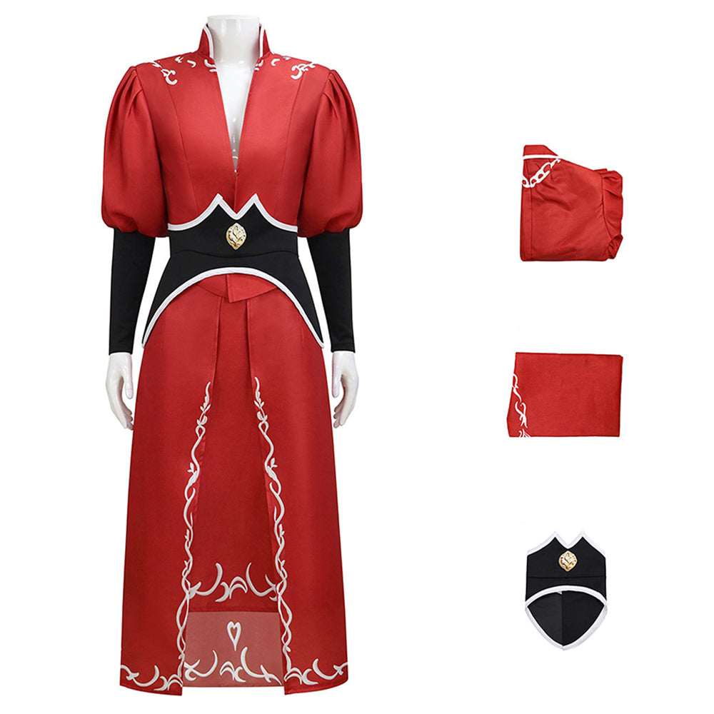 Azula rot Kostüm Set Avatar: The Last Airbender Azula Cosplay Outfit