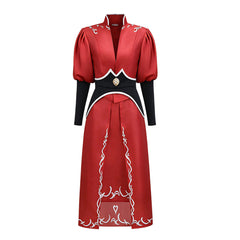 Azula rot Kostüm Set Avatar: The Last Airbender Azula Cosplay Outfit