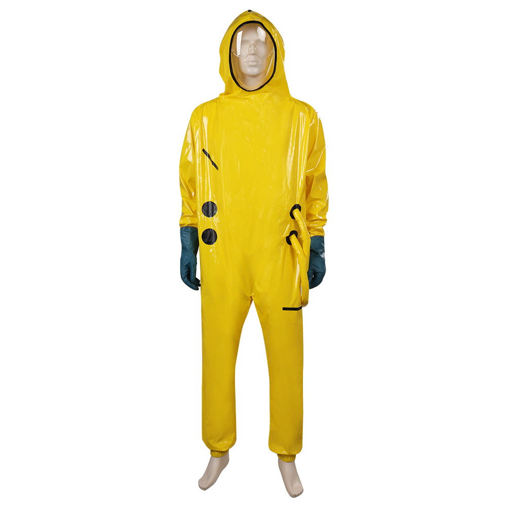 Backrooms 2026 gelb Jumpsuit Cosplay Kostüm