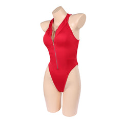 Baywatch Victoria Leeds Sommer Bademode rot Einteiliger Badeanzug