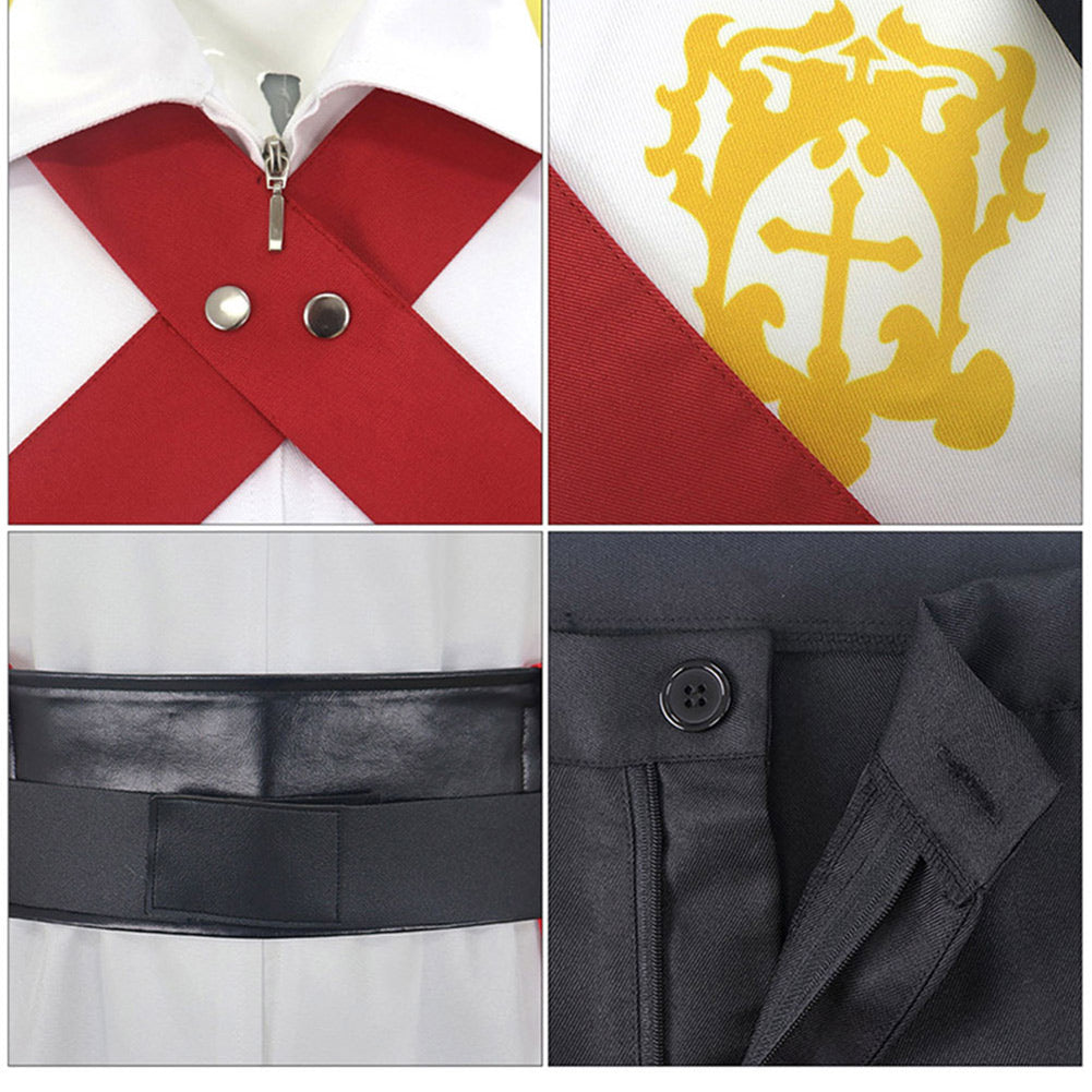 Belmont Clan rot Kostüm - Castlevania Belmont Clan Outfits