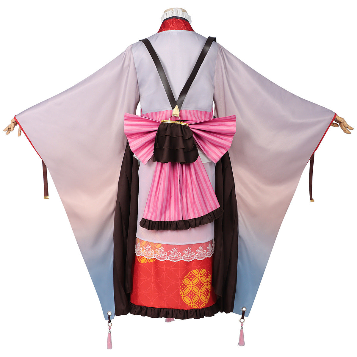 Demon Slayer Mitsuri Kanroji  Rot Kostüm Sets Feuerpferd Jahr Mitsuri Cosplay Outfit