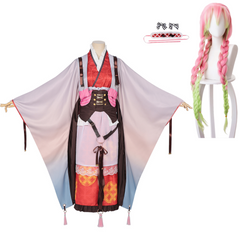 Demon Slayer Mitsuri Kanroji  Rot Kostüm Sets Feuerpferd Jahr Mitsuri Cosplay Outfit