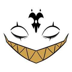 Blitzo Buckzo Hazbin Hotel Blitzo Tattoo-Sticker‌ Cosplay Requisite