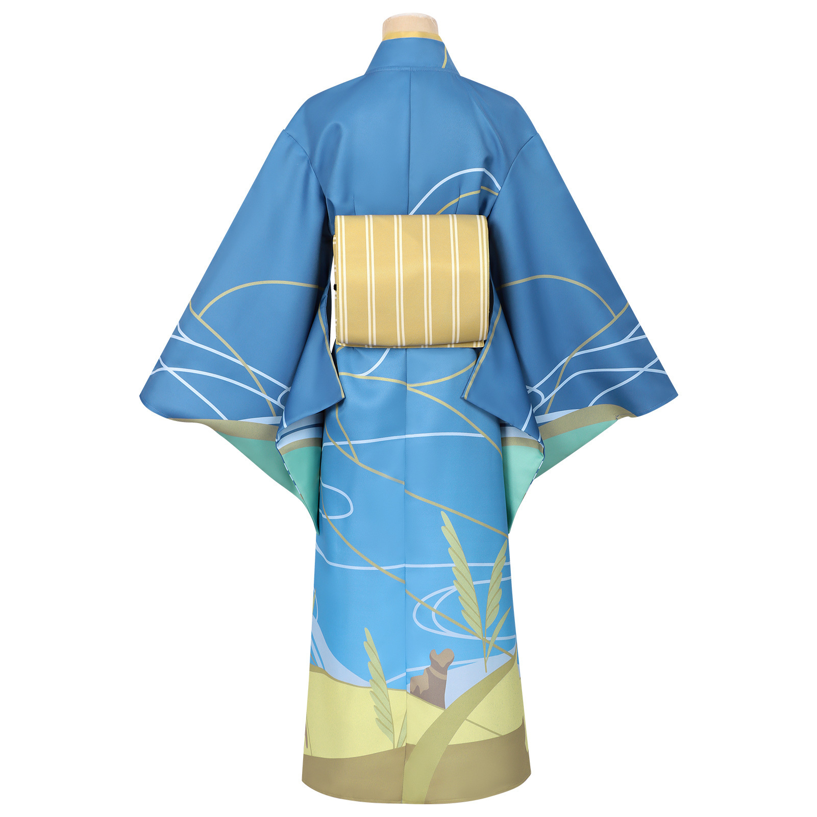 20 Seiki Denki Mokuroku 20th Denmoku Inako Momokawa Kimono Cosplay Outfit
