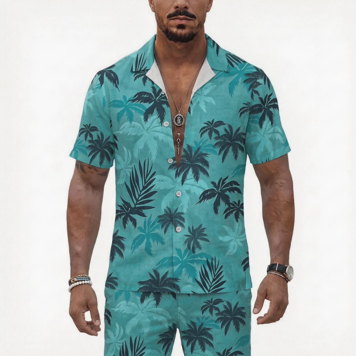Grand Theft Auto VI Sommer Hemd GTA Tommy Vercetti Cosplay Outfit