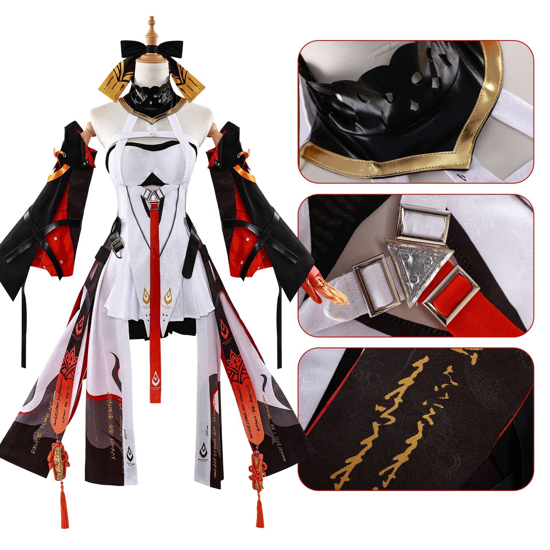 Changli Kostüm Wuthering Waves Changli Cosplay Outfits Set