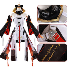 Changli Kostüm Wuthering Waves Changli Cosplay Outfits Set